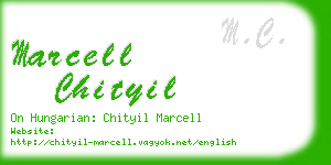 marcell chityil business card